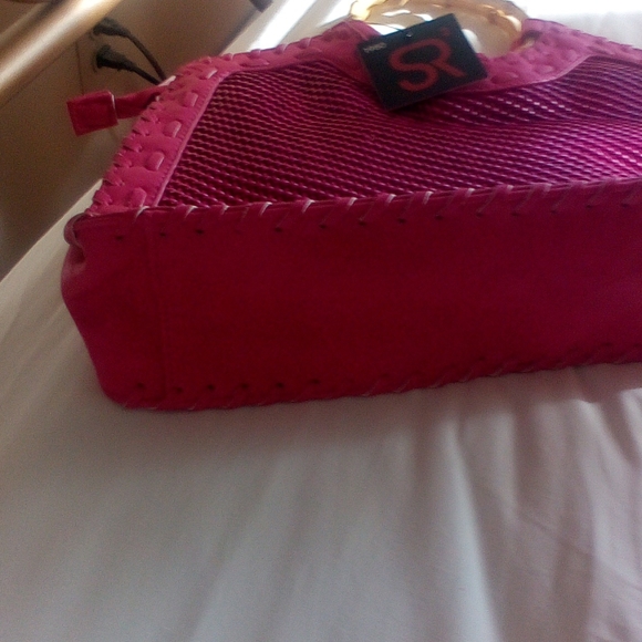 S R Handbag/Pink Leather - Picture 3 of 4